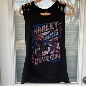 Large Woman’s Harley Davidson tank top